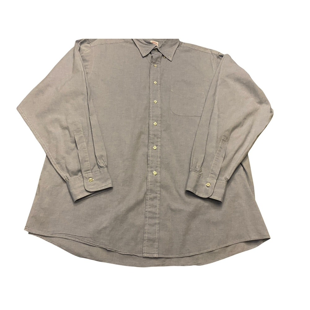Vintage Brooks Brothers Blue Oxford Shirt Mens 17-36 Long Sleeve Button Down